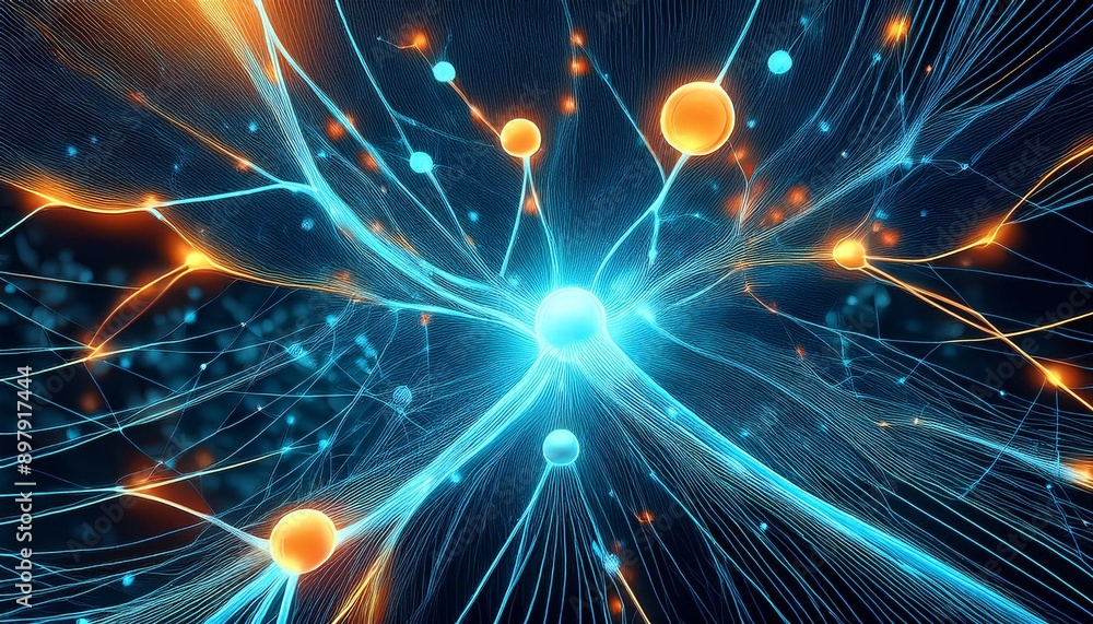A vibrant abstract representation of neural connections, showcasing energy and innovation in a stunning visual format. A vibrant abstract representation of neural connections, showcasing energy and innovation in a stunning visual format.