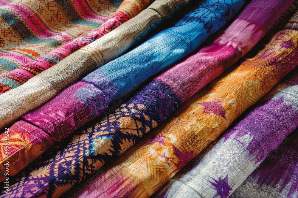 Colorful Fabric Texture Background Colorful Fabric Texture Background