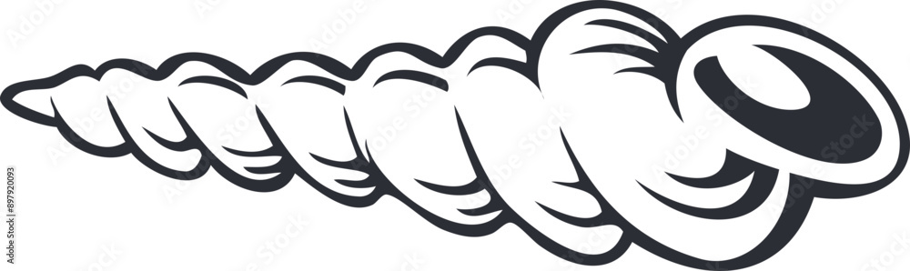 Obraz premium shell illustration