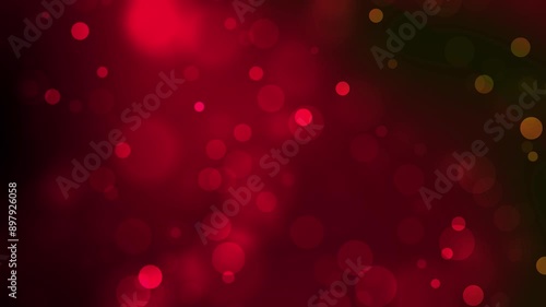 A red background with many small red circles