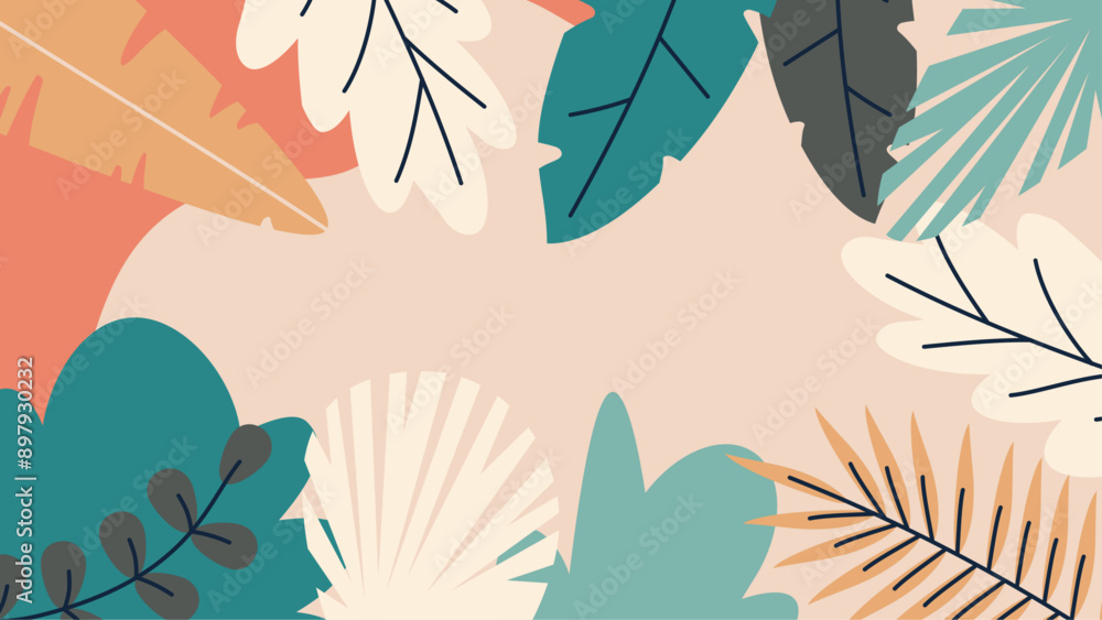 Spring Time Background with Flowers Season and Plant for Promotions, Magazines, Nature Flat Vector Spring Time Background with Flowers Season and Plant for Promotions, Magazines, Nature Flat Vector
