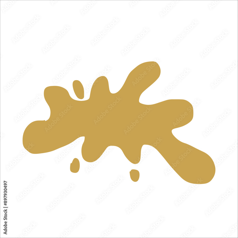 Paint gold pigment spray splash stain illustration spots Paint gold pigment spray splash stain illustration spots