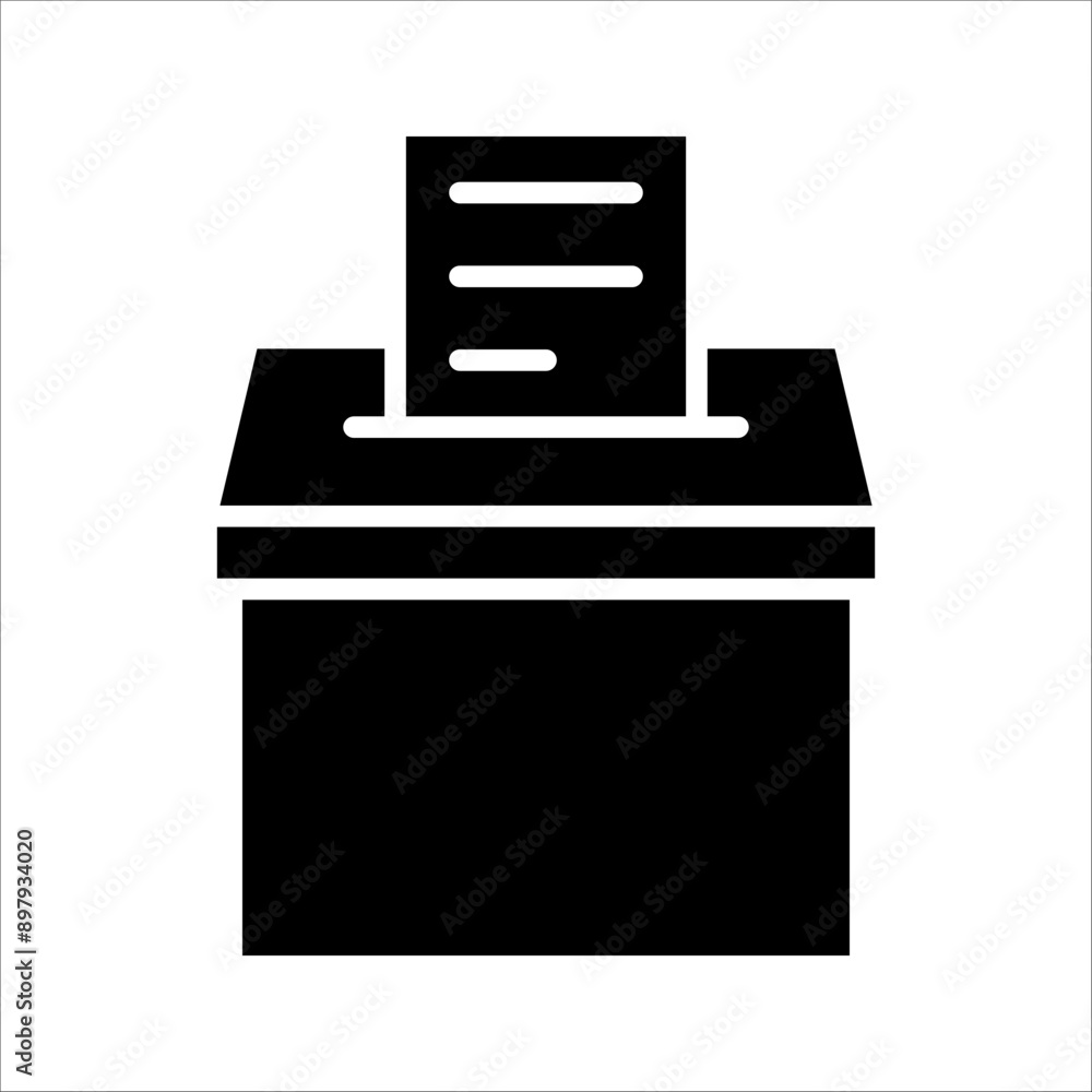 Vote icon, voting sign for mobile concept and web design, vector illustration, on a white background. Vote icon, voting sign for mobile concept and web design, vector illustration, on a white background.