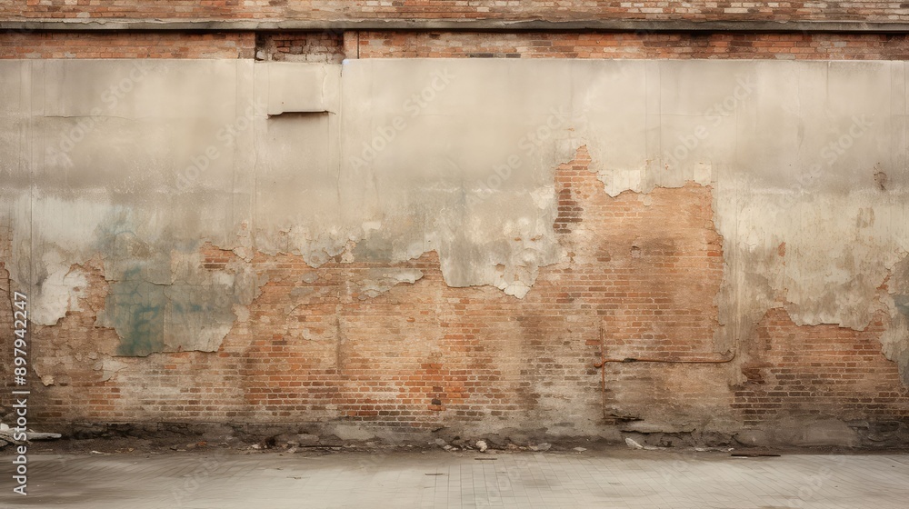 crumbling brick wall outside crumbling brick wall outside