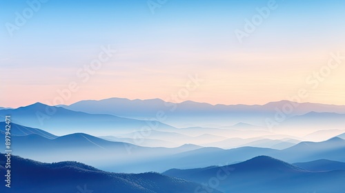 mountain gradient lighting