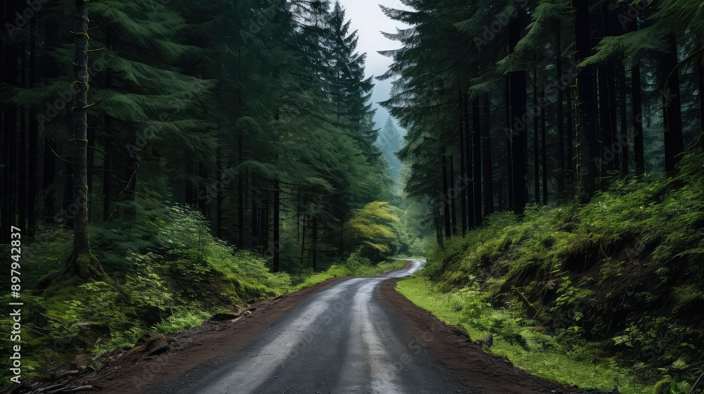 Fototapeta premium excitement exciting road