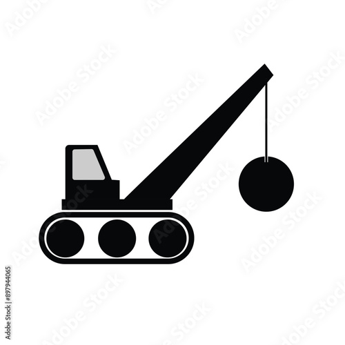 wrecking steel ball icon