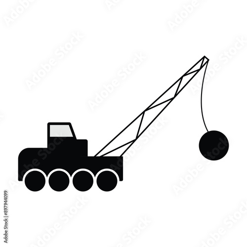 wrecking steel ball icon
