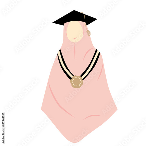Female Graduate Vector