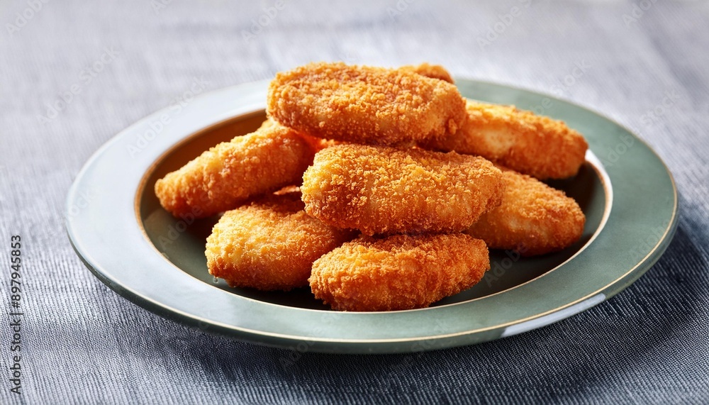 Spicy fried crispy chicken nuggets Spicy fried crispy chicken nuggets