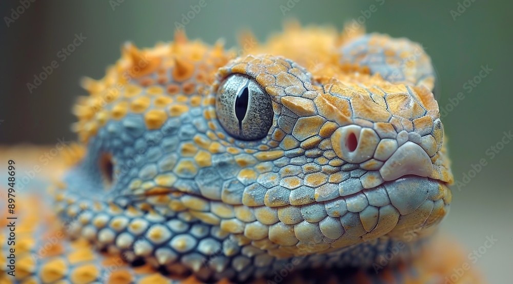 Fototapeta premium close up of iguana