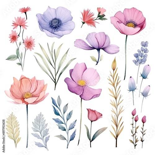 Wallpaper Mural floral background Torontodigital.ca