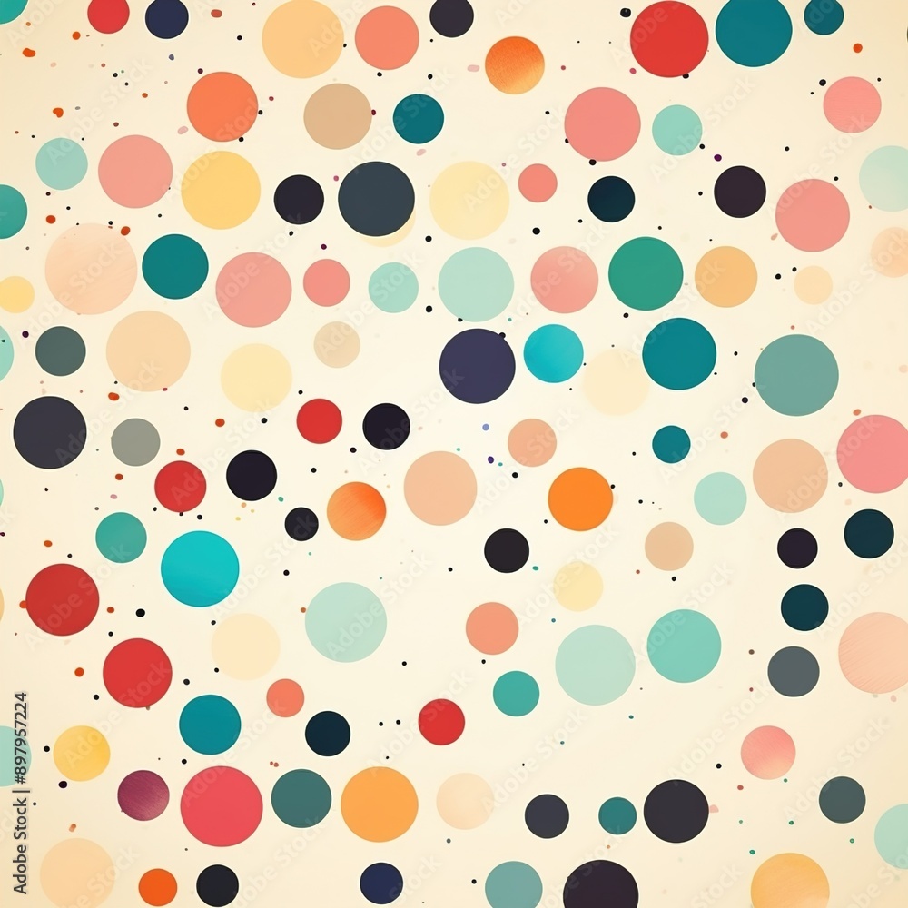 seamless pattern with circles seamless pattern with circles