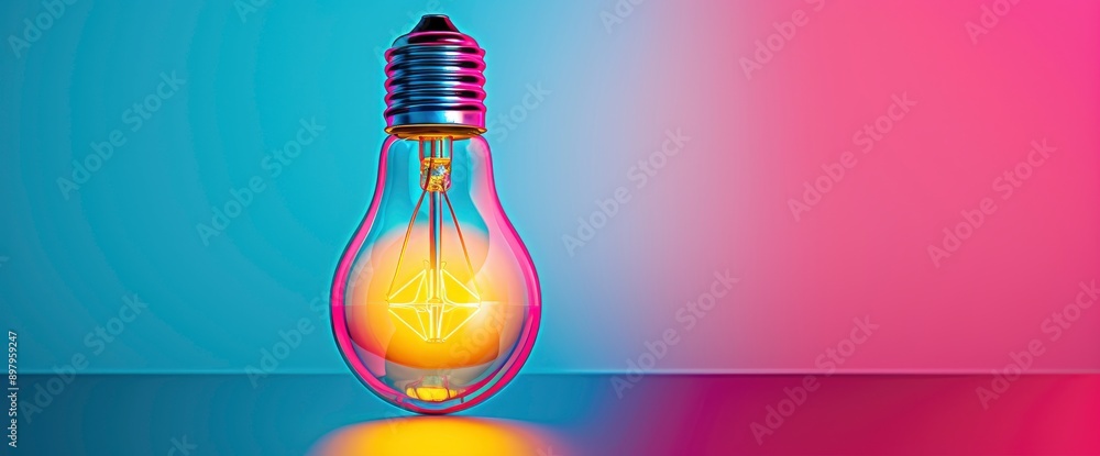 2025 Text With A Lightbulb, Symbolizing Bright Ideas For The New Year 2025 Text With A Lightbulb, Symbolizing Bright Ideas For The New Year