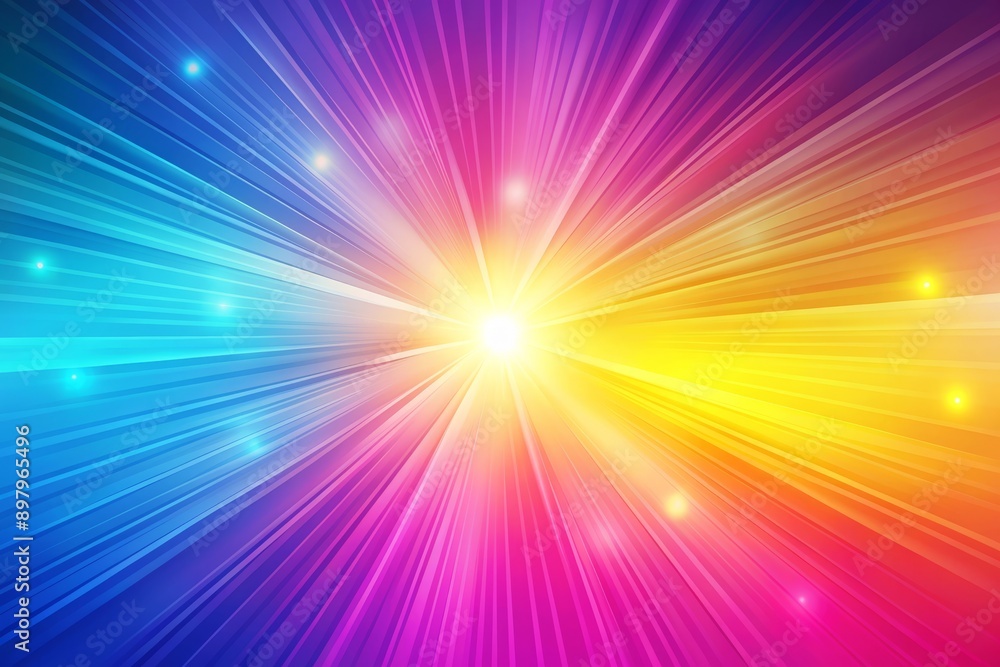 Vibrant abstract gradient background featuring fusion of bright pink, electric blue, and sunshine yellow hues, ideal for banners, ads, and presentation design concepts. Vibrant abstract gradient background featuring fusion of bright pink, electric blue, and sunshine yellow hues, ideal for banners, ads, and presentation design concepts.