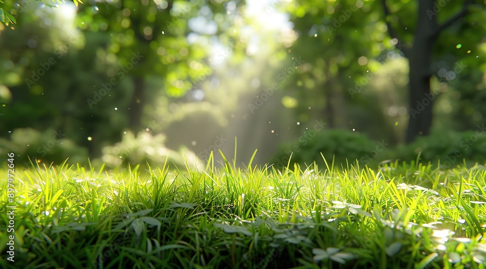 green grass and sun green grass and sun