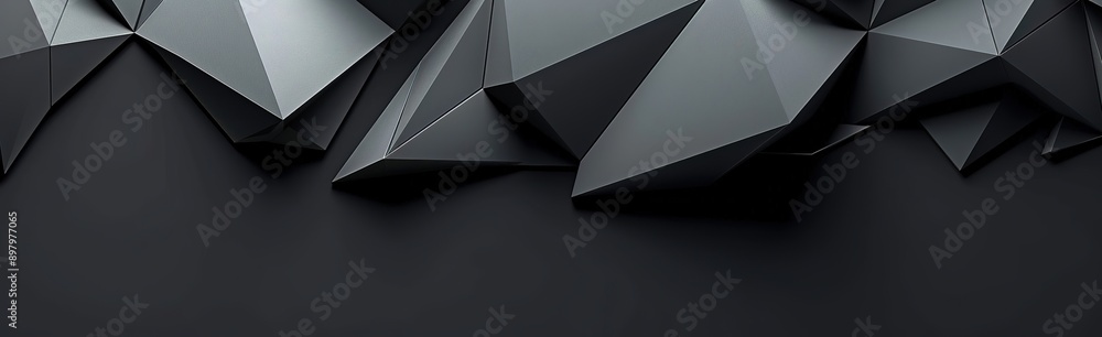 Abstract Black Low Poly Background with Geometric Shapes. High-Resolution Photography Style Creating a Modern and Sleek Design. Perfect for Digital Art and Creative Projects. Abstract Black Low Poly Background with Geometric Shapes. High-Resolution Photography Style Creating a Modern and Sleek Design. Perfect for Digital Art and Creative Projects.