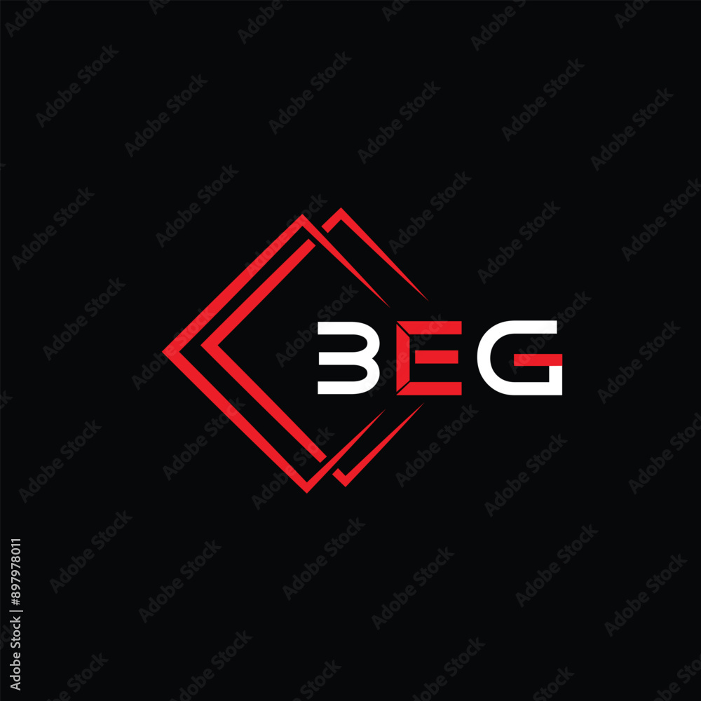 Obraz na plátně BFG Design Monogram Icon Vector Template