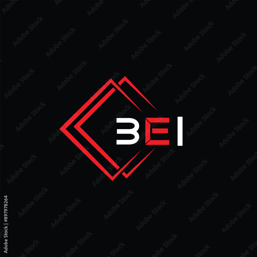 BEI letter monogram typography logo vector BEI letter monogram typography logo vector