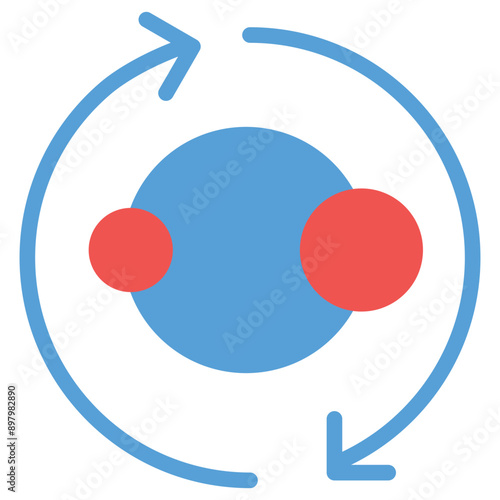 Metabolism Flat Icon Illustration