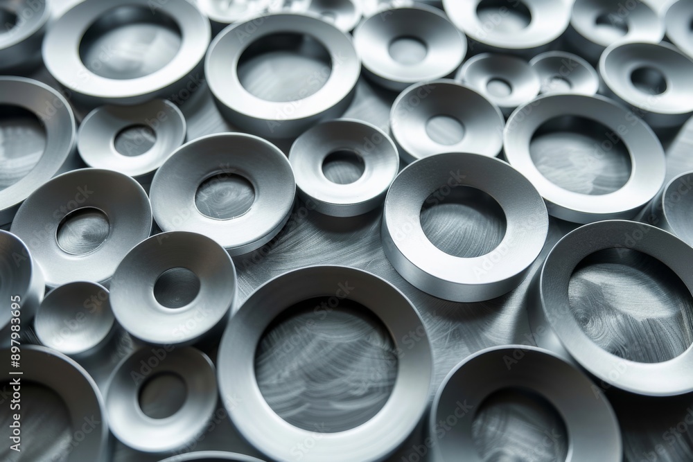 Abstract Composition of Metallic Rings Abstract Composition of Metallic Rings