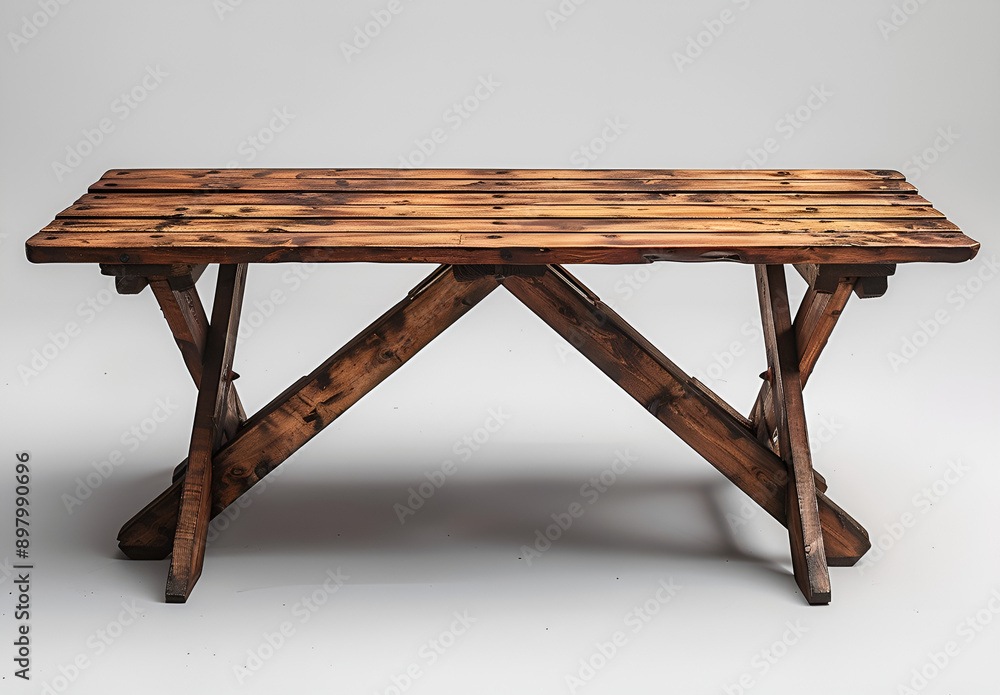 wooden table isolated on white background wooden table isolated on white background