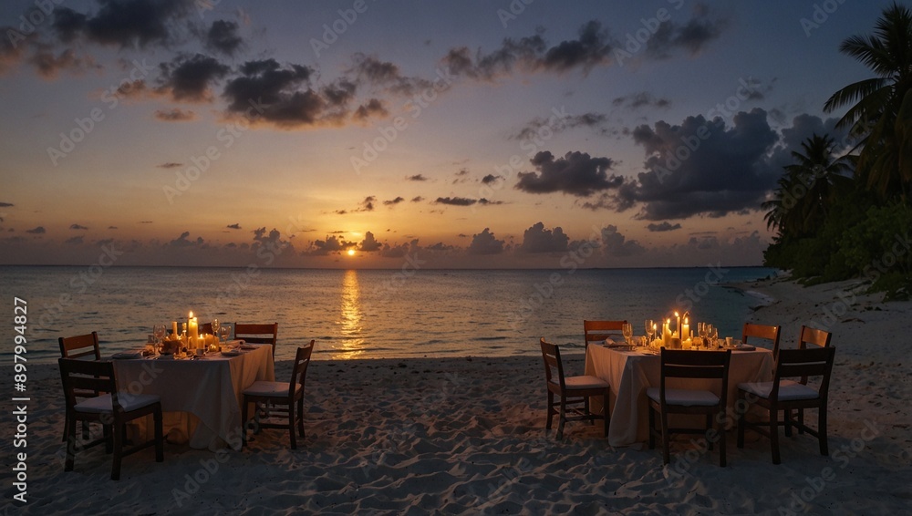 Beach on Kuredu island - candle light dinner at sunset- Islands - Madlives
Beach on Kuredu island - candle light dinner at sunset- Islands - Madlives