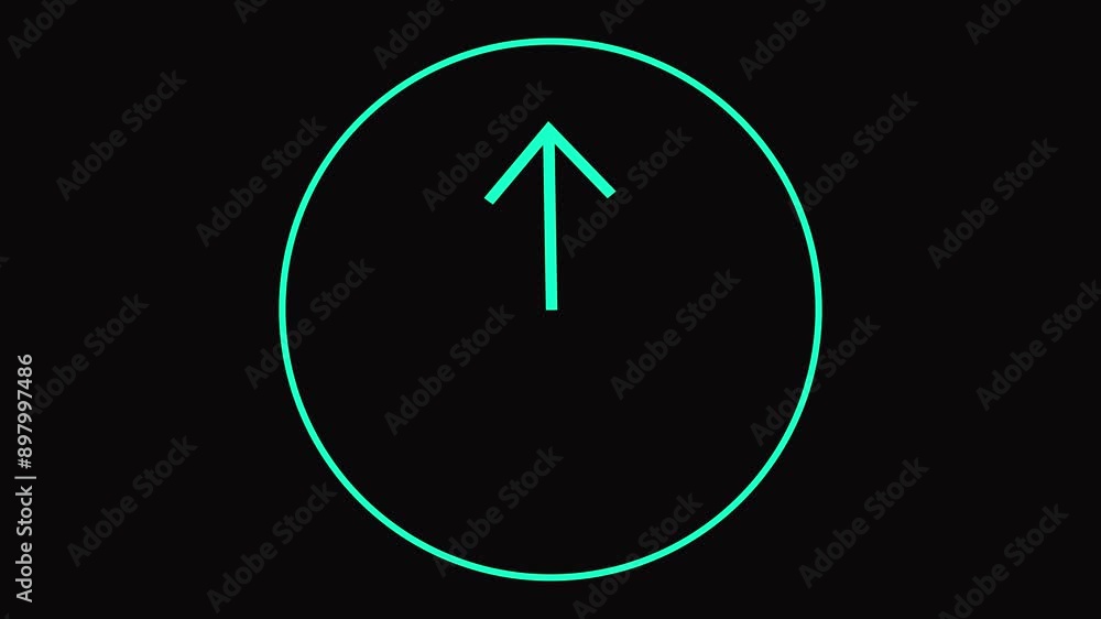 Neon Up Arrow Icon - Glowing Circular Design with Upward Pointing Arrow in Vibrant , Vector Illustration on Black Background for Digital Interface, Web Design, and Navigation Graphic, neon icon Neon Up Arrow Icon - Glowing Circular Design with Upward Pointing Arrow in Vibrant , Vector Illustration on Black Background for Digital Interface, Web Design, and Navigation Graphic, neon icon