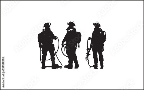 Fireman gesture silhouette. Good use for symbol, logo, web icon, mascot, sign, or any design you want. accident, emblem, emergency, firefighters, extinguishing, emergency exit, lifestyles, protective 
