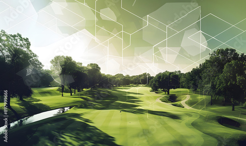golf-themed graphic advertising backgrounds.