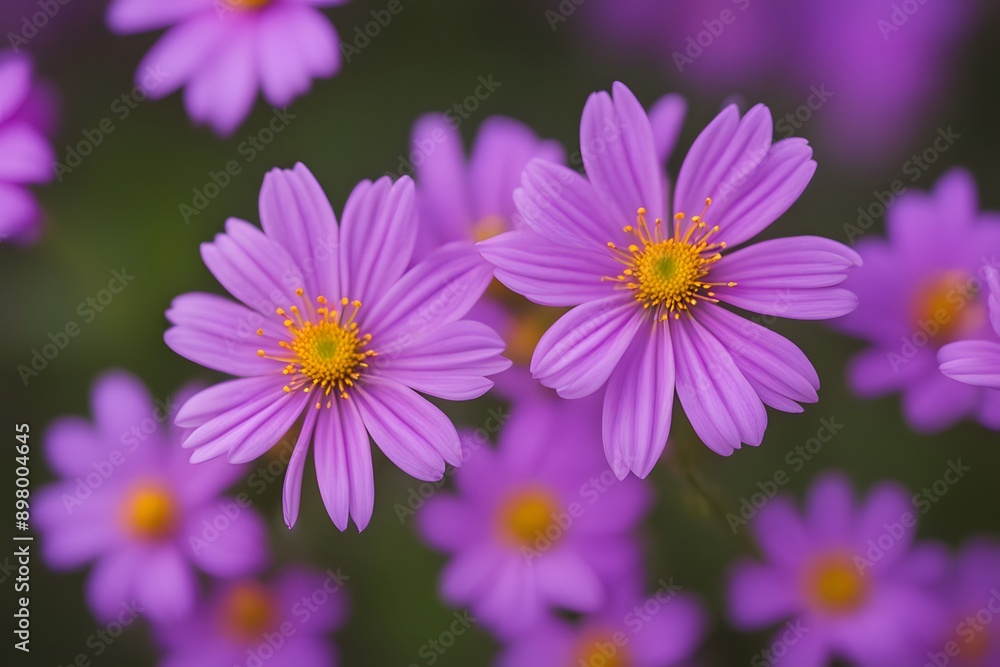 Mexican aster flower bokeh background, AI Generated Mexican aster flower bokeh background, AI Generated