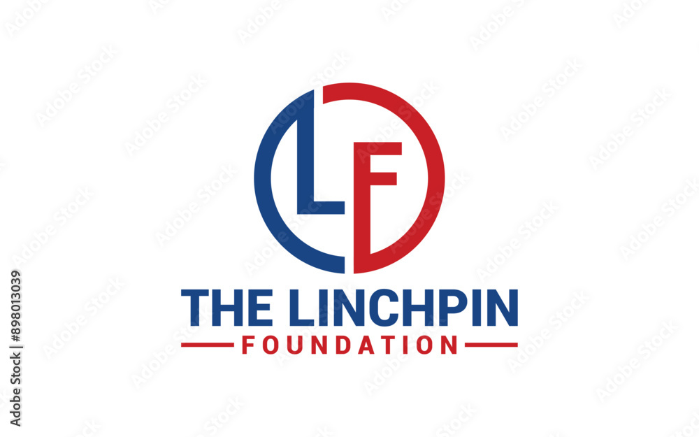 Initial LF logo symbol of veterans Initial LF logo symbol of veterans
