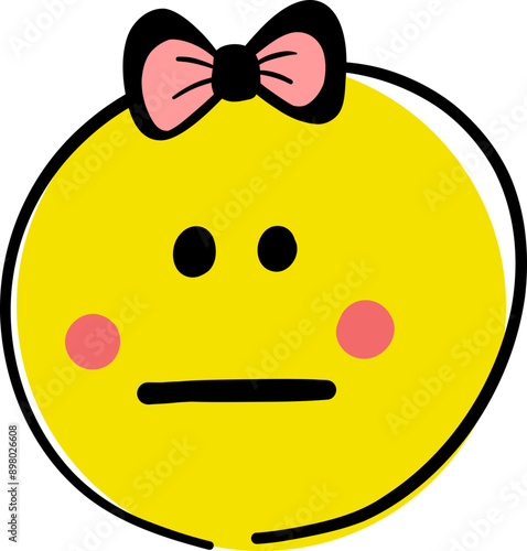 upset face emoticon