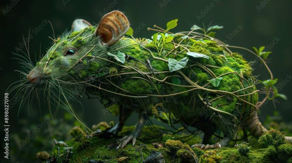 A Mouse Camouflaged in Nature A Mouse Camouflaged in Nature