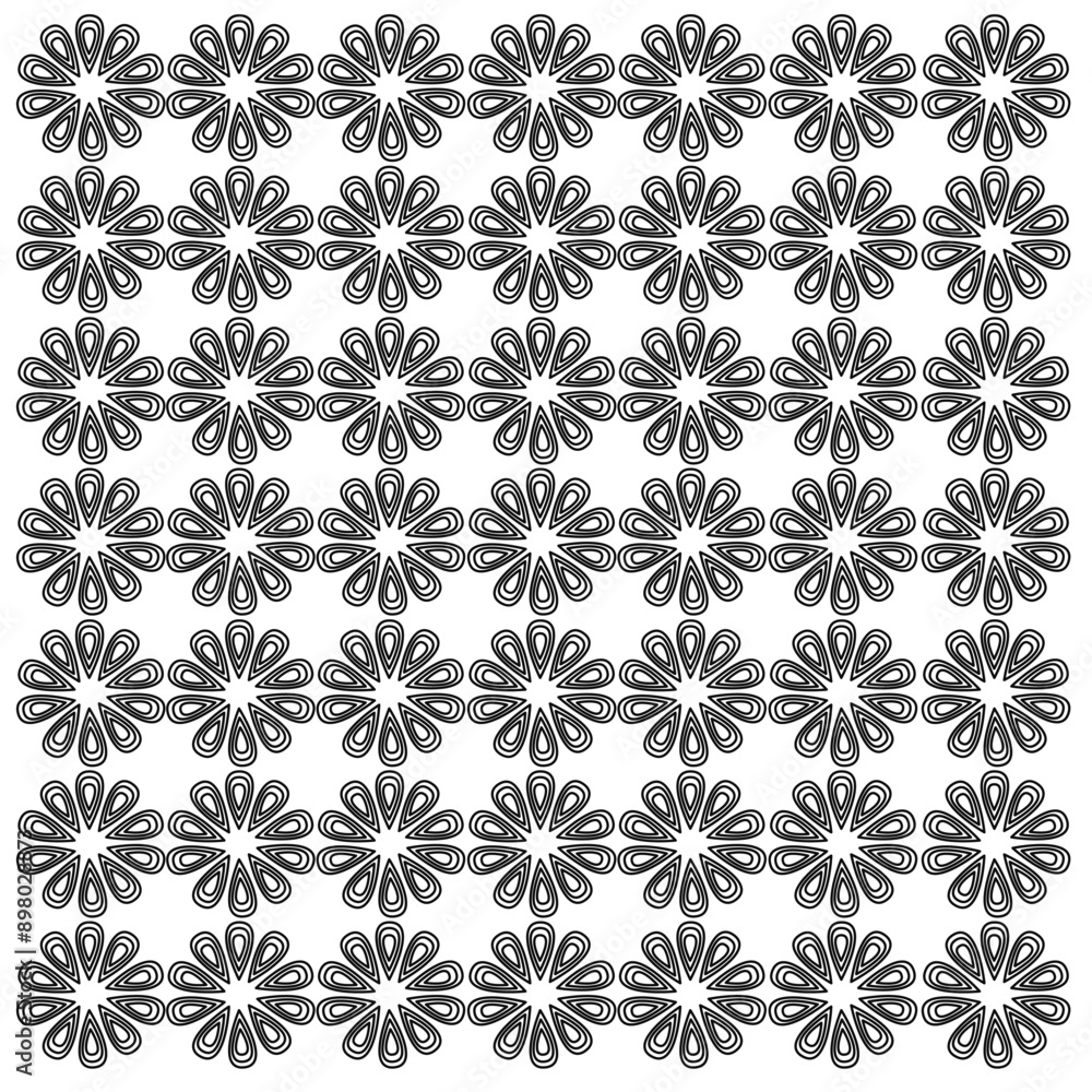 Black White Ornamental Pattern Texture Background Vector Black White Ornamental Pattern Texture Background Vector