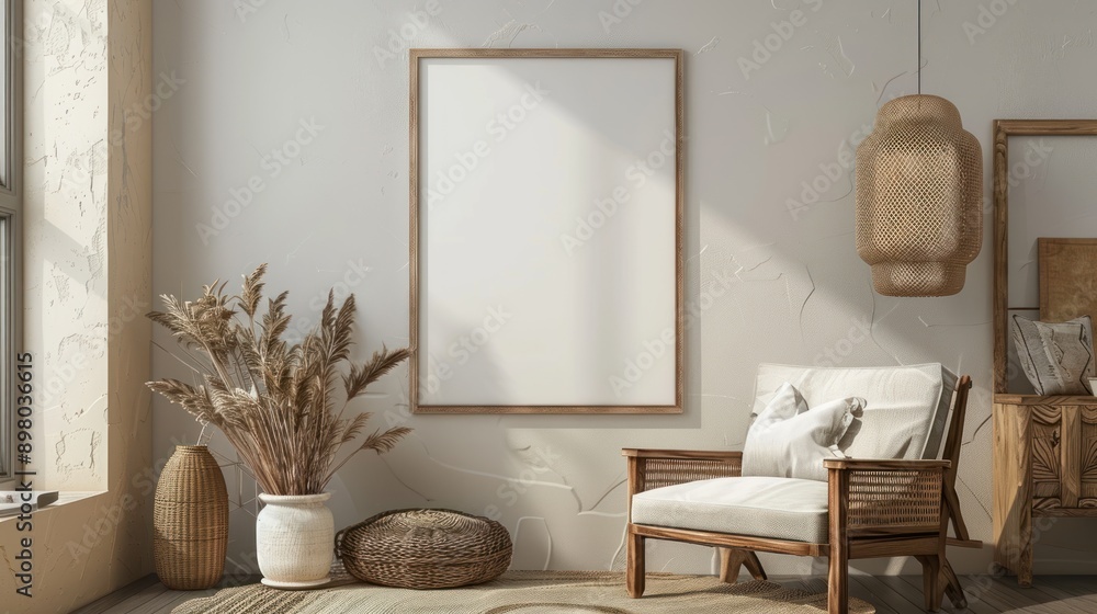 Image showcasing Modern Minimalist Interior Design with a Touch of Natural Elements ...
