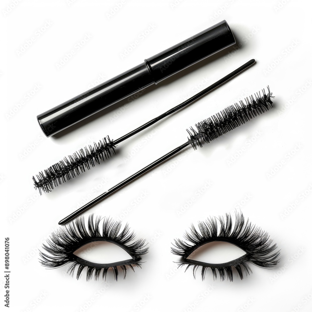 False Eyelashes, Mascara Wands and Mascara Tube False Eyelashes, Mascara Wands and Mascara Tube