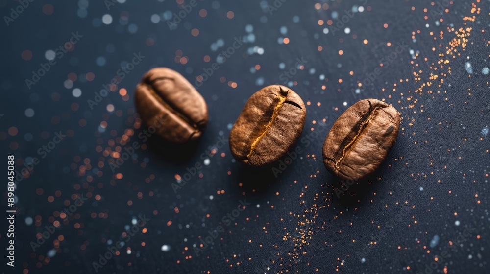 coffee beans on a table coffee beans on a table
