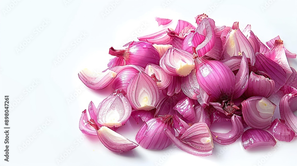 Cut onion isolated on a white background, fresh red onion, onion sliced, Isolated on white background. Cut onion isolated on a white background, fresh red onion, onion sliced, Isolated on white background.