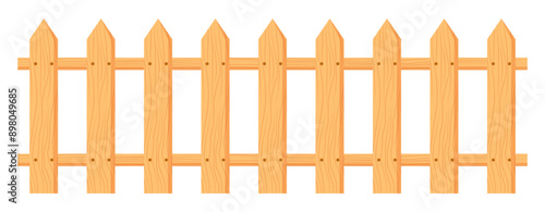 Pointed end wooden fence for field fences