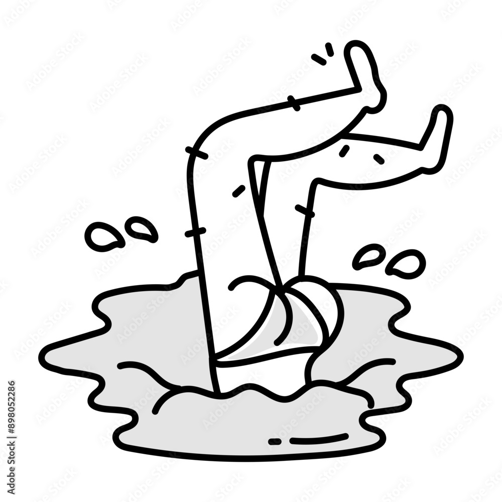 A hand drawn icon of pool dive
A hand drawn icon of pool dive