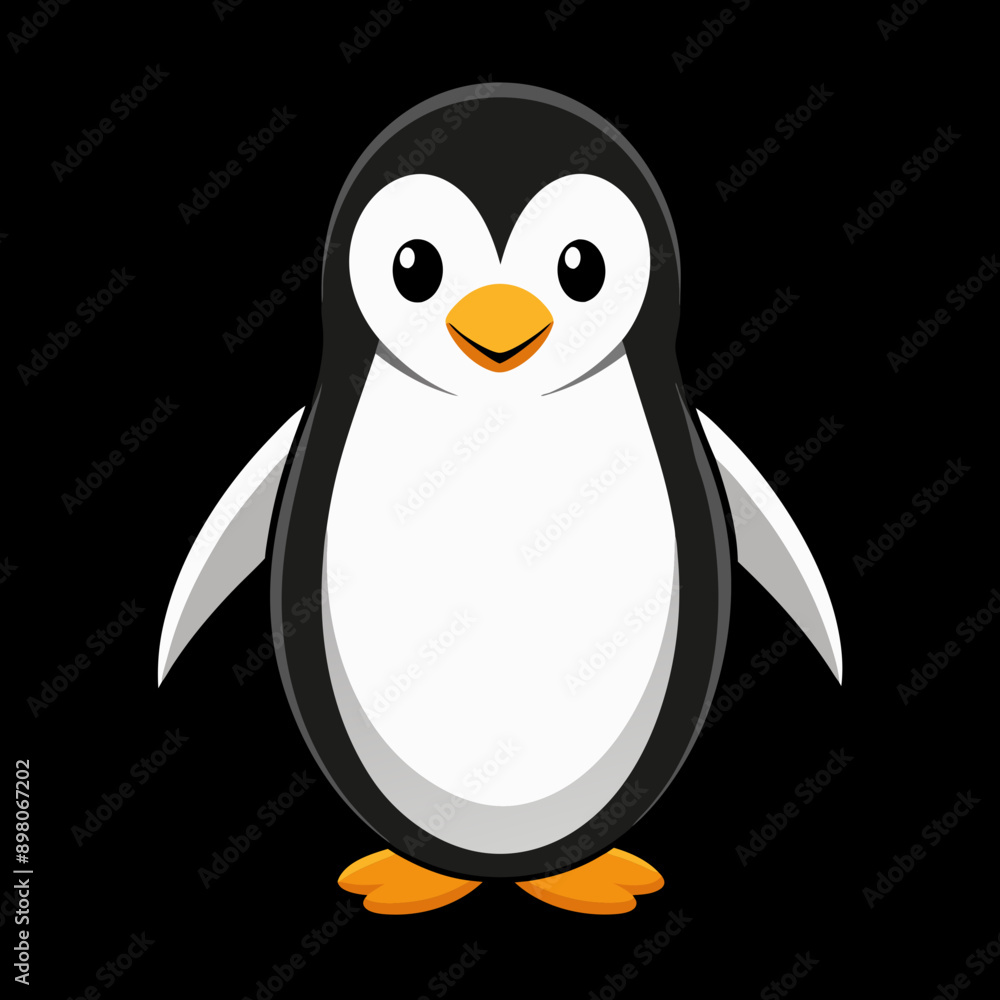 penguin on the snow penguin on the snow