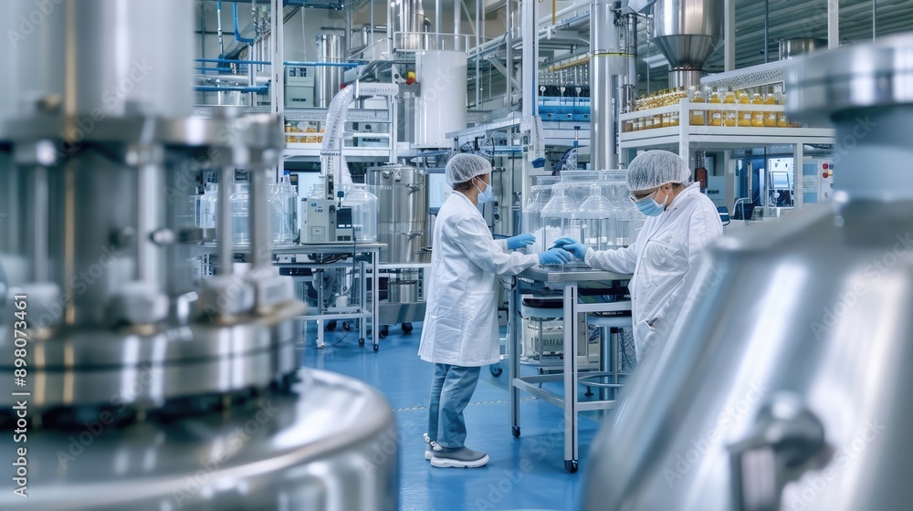 Close-Up of Research Team Working Together on Medical and Pharmaceutical Projects in Modern Facility Close-Up of Research Team Working Together on Medical and Pharmaceutical Projects in Modern Facility
