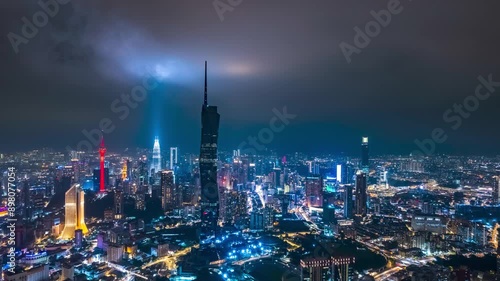 Wallpaper Mural beautiful scenery of kuala lumpur city at night.kuala lumpur is a city of malaysia Torontodigital.ca