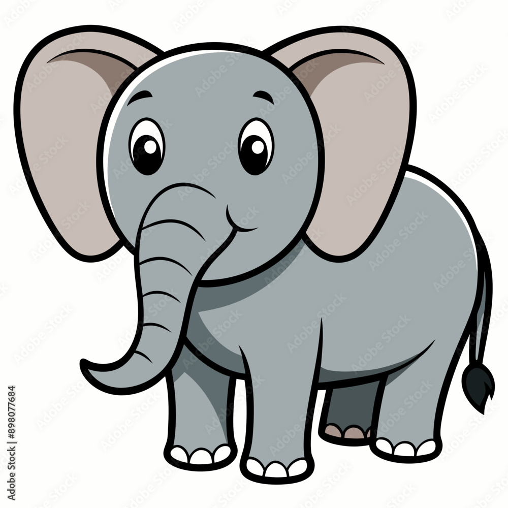  baby elephant Vector