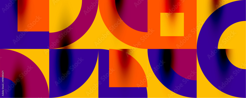 Neo memphis geometric pattern with circles, squares. Pop art abstract background for covers, banners, flyers and posters and other templates Neo memphis geometric pattern with circles, squares. Pop art abstract background for covers, banners, flyers and posters and other templates