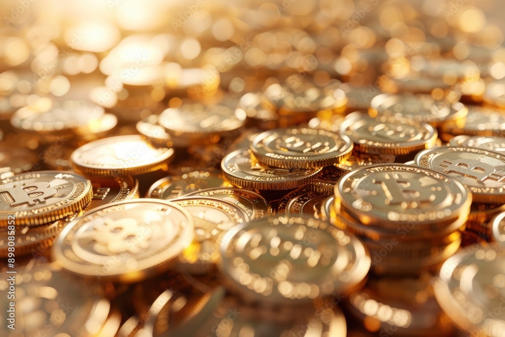 3D Rendering symbols us dollar coins concept of money currencies. 3D Render. 3d illustration - generative ai 3D Rendering symbols us dollar coins concept of money currencies. 3D Render. 3d illustration - generative ai