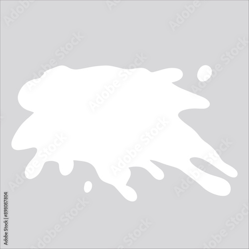 Paint white pigment spray splash stain illustration spots