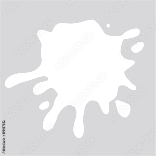 Paint white pigment spray splash stain illustration spots