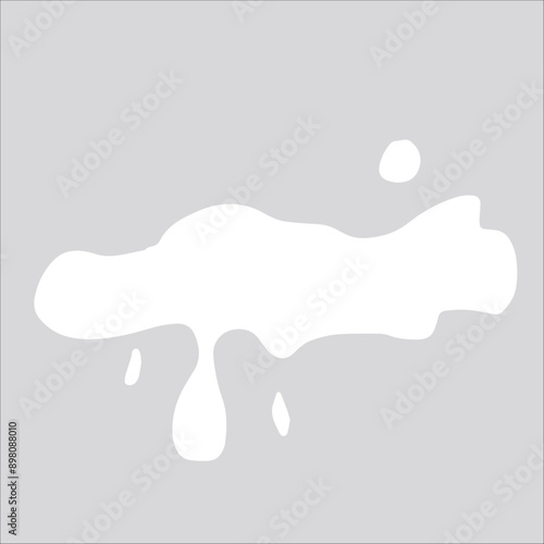 Paint white pigment spray splash stain illustration spots